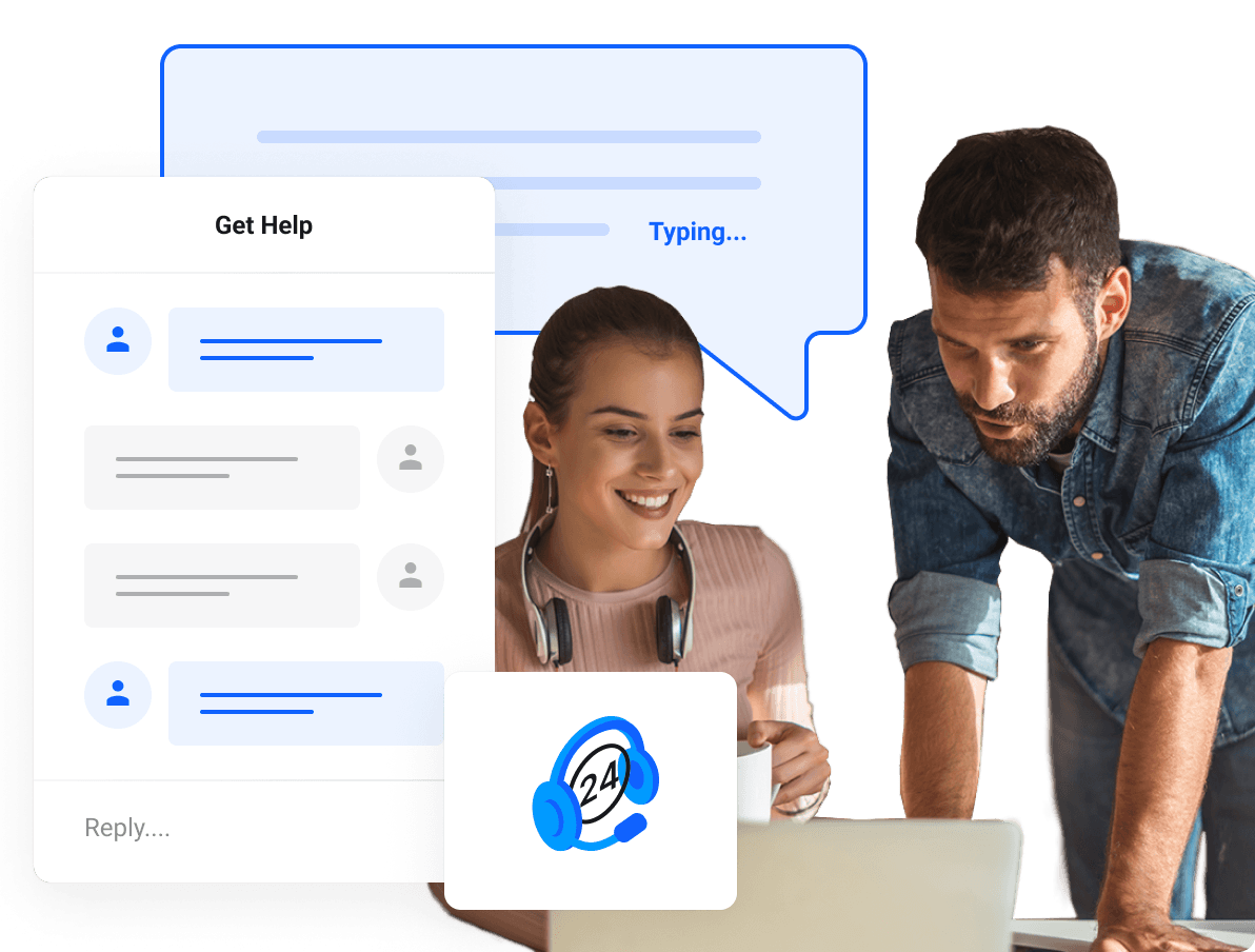 Website Hosting, Domainnamen, WordPress Hosting - Unser technisches Team ist bereit, Ihnen zu helfen!