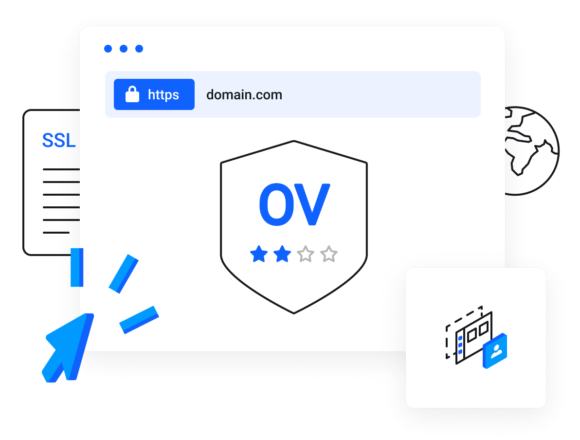 Ideal für sensible Webseiten, wie z. B. Anmeldeseiten.